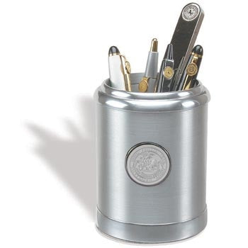 Brushed Finish Solid Aluminum Pencil Caddy