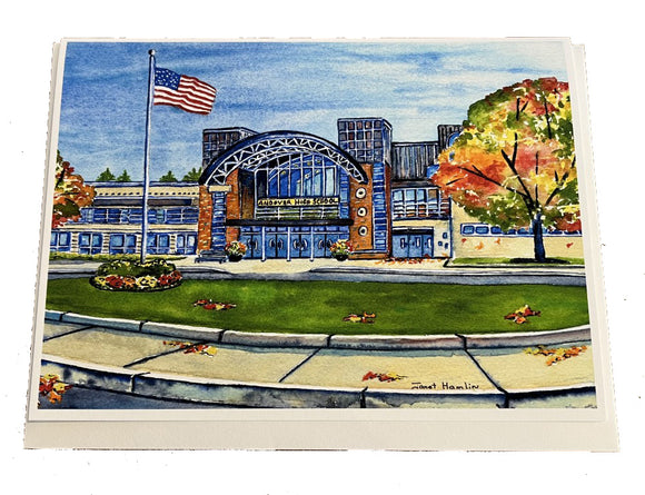 Andover Public Schools Watercolor Print Card