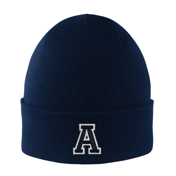 Navy Cuff Knit Hat