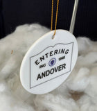 Entering Andover Porcelain Ornament