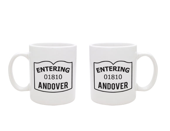 Entering Andover Mug