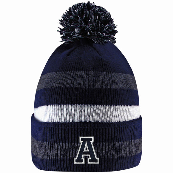 Andover Striped Pom Hat