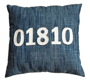 Andover Zip Code Decorative Pillow