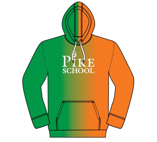 Pike School Youth Dri-Fit Gradient Hoody