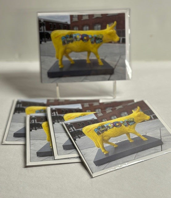 Andover Yellow Cow Notecards