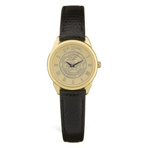 Ladies Gold Plated Medallion Wristwatch