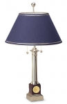 Alumni Brass Table Lamp Wood Base