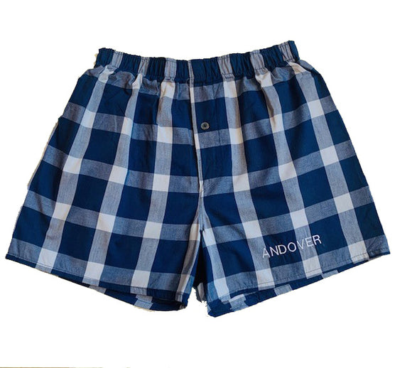 Mens Andover Check Boxer Shorts