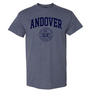 Men's Navy Heathered Retro T-Shirt